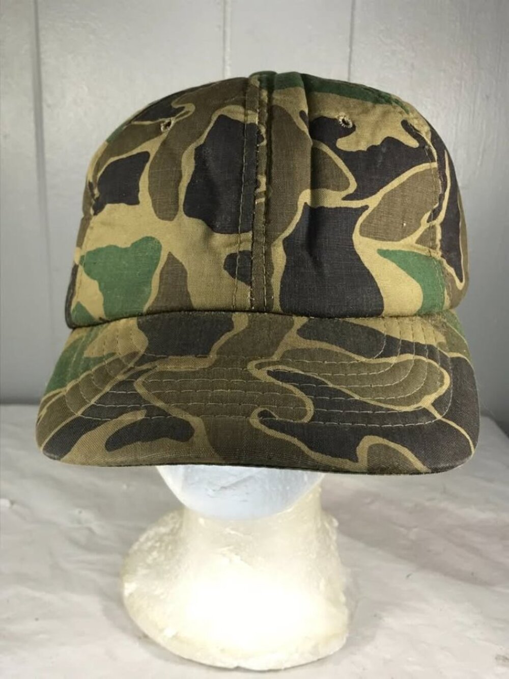 Vintage old school duck hunting camo insulated snapback hat cap